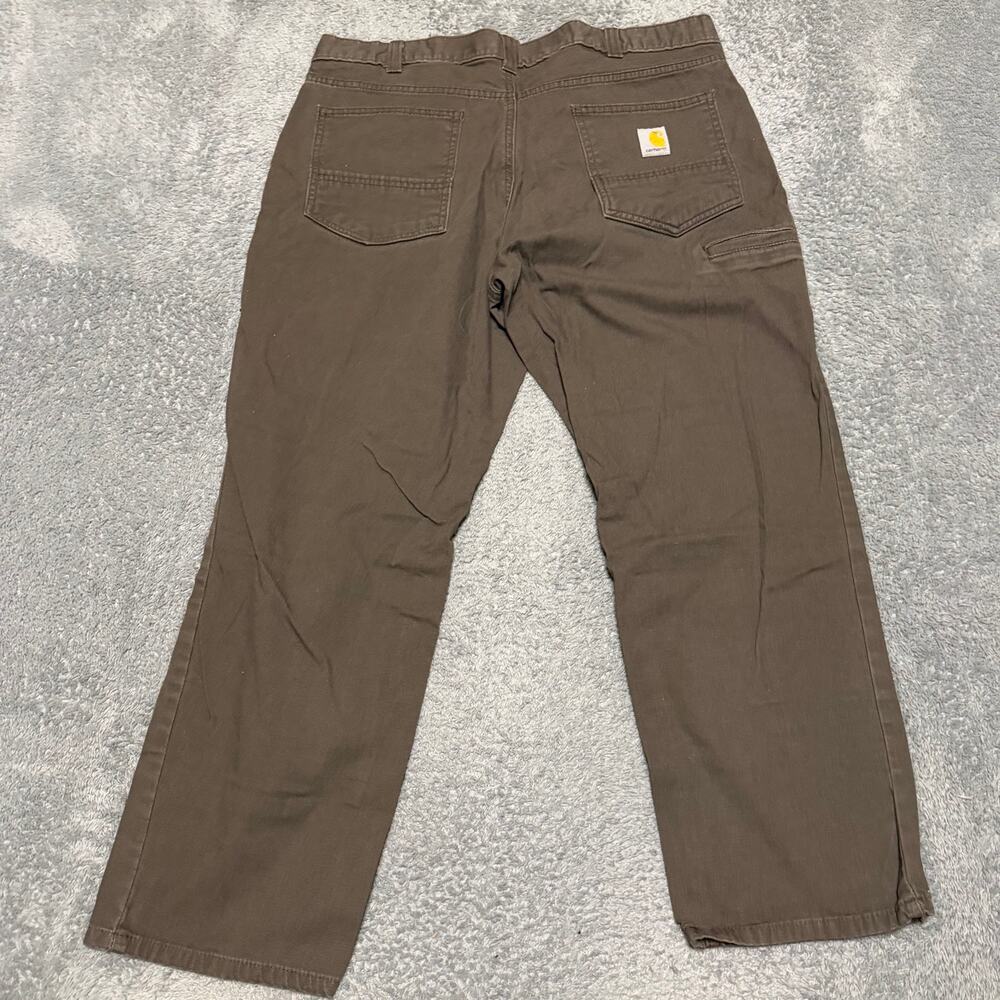 Carhartt Pants Mens 38 x28 Brown Workwear Relaxed Straight Rugged